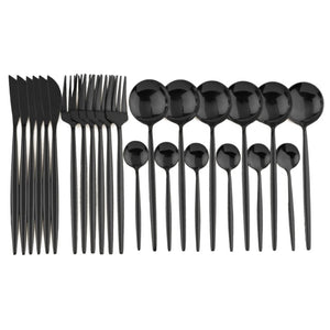 Open image in slideshow, 24pc Cutlery Set
